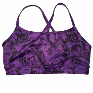 Zella Purple Strappy Back Sports Bra Small